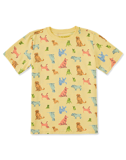 Kids all-over print tees.